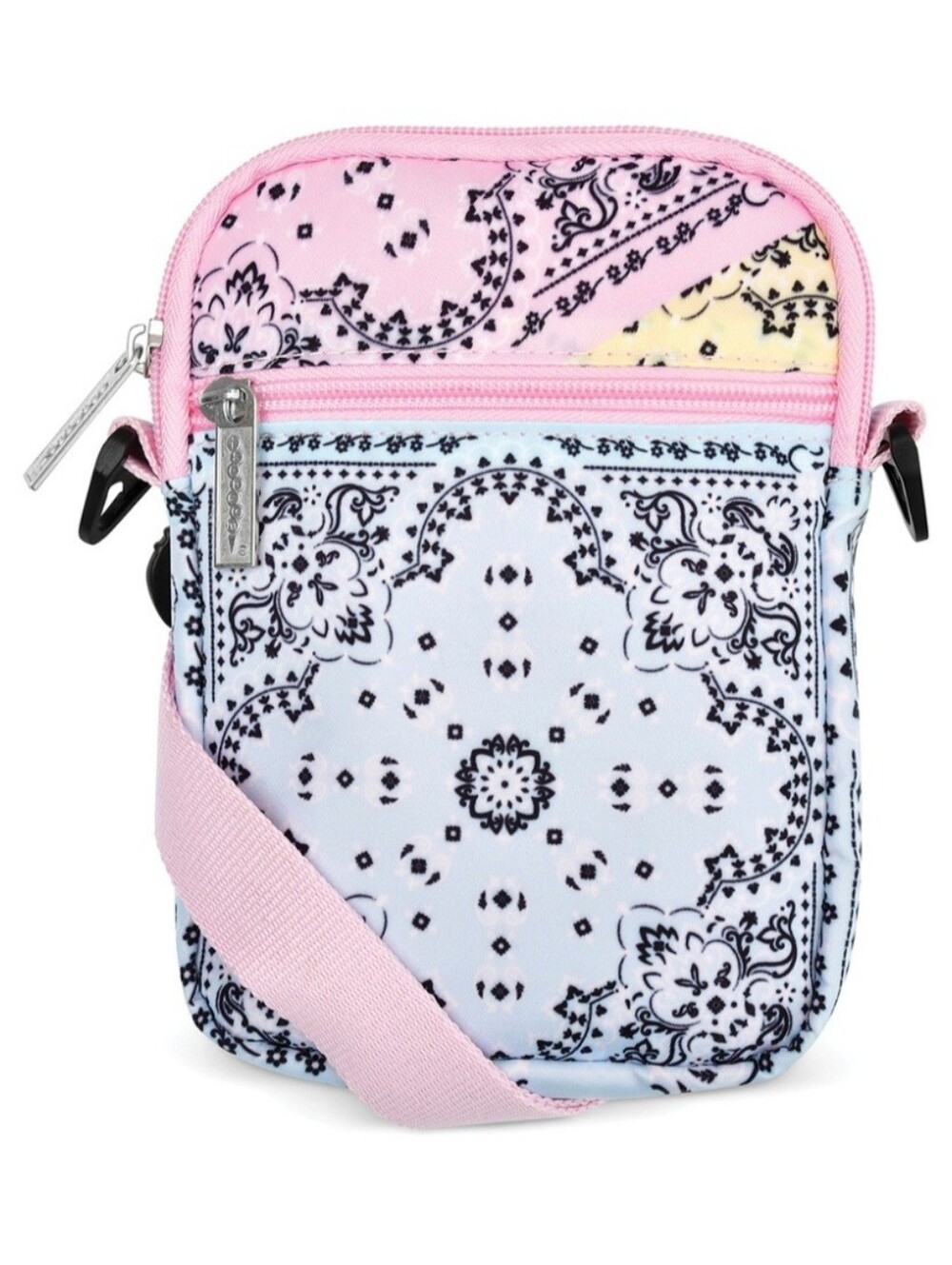 Iscream Bandana Patchwork Rectangle Crossbody Bag 8" BNWT 1 LEFT!